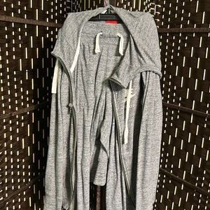 A two piece set made by Nike hoodie jacket and capri style pants